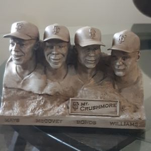 SF Giants Mt Crushmore Statue